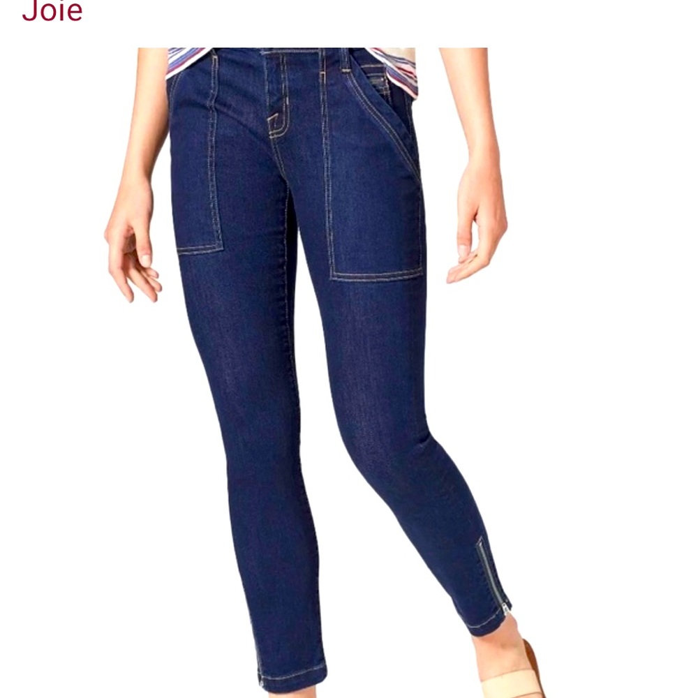 JOIE Park Skinny ankle zip jeans.